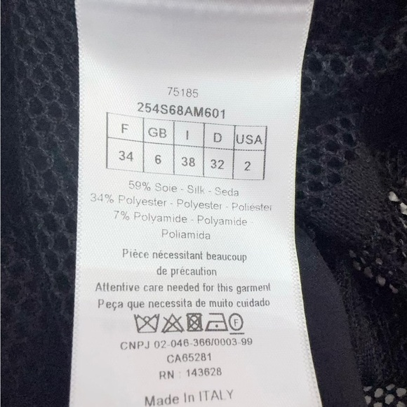 Authentic Dior Black Lace Blouse - Picture 6 of 9